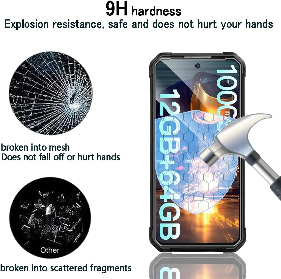 محافظ صفحه نمایش Tzstz 3 + 3 عددی، برای گوگل پیکسل 7، سختی 9H، ضد خش، محافظ صفحه نمایش شیشه ای تمپرد گوگل پیکسل 7