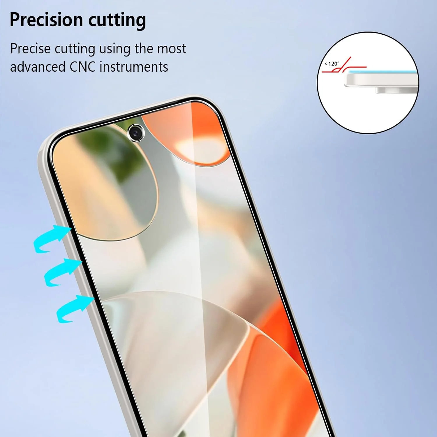 محافظ صفحه نمایش پولاچی برای گوگل پیکسل 9/پیکسل 9 پرو [بسته 3 عددی]، فیلم شیشه ای حرارت دیده برای گوگل پیکسل 9/پیکسل 9 پرو، فیلم محافظ 9H سختی، ضد خرد شدن، ضد اثر انگشت، بدون حباب