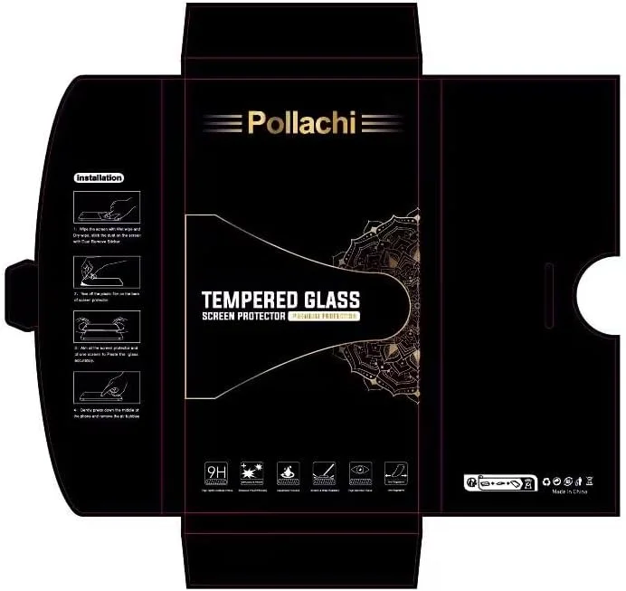 محافظ صفحه نمایش پولاچی برای گوگل پیکسل 9/پیکسل 9 پرو [بسته 3 عددی]، فیلم شیشه ای حرارت دیده برای گوگل پیکسل 9/پیکسل 9 پرو، فیلم محافظ 9H سختی، ضد خرد شدن، ضد اثر انگشت، بدون حباب