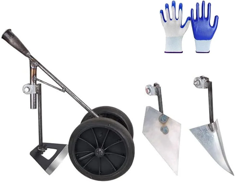 ابزار باغبانی چند منظوره برای وجین و سست کردن خاک، بیل دو چرخ دستی قدرتمند 3 در 1 برای شخم زدن، وجین کردن، کاشت و باغبانی ابزار باغبانی چند منظوره برای وجین و سست کردن خاک، بیل دو چرخ دستی قدرتمند 3 در 1 برای شخم زدن، وجین کردن، کاشت و باغبانی