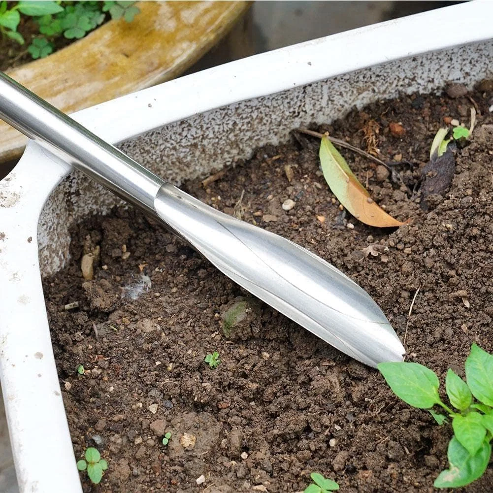 بیلچه باغبانی استیل ضد زنگ برای کندن سبزیجات وحشی، ابزار و لوازم جانبی کشاورزی، بیلچه کاشت علف های هرز بیلچه باغبانی استیل ضد زنگ برای کندن سبزیجات وحشی، ابزار و لوازم جانبی کشاورزی، بیلچه کاشت علف های هرز