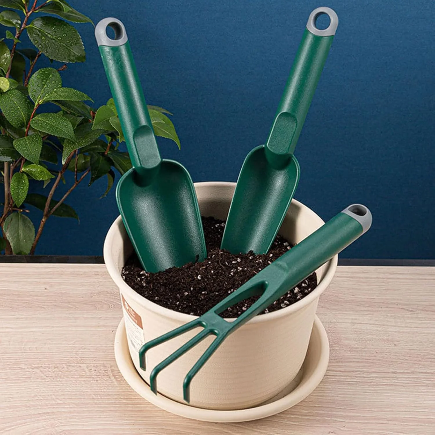 بیلچه باغبانی سوناکسو، بیل، چنگک، ابزار باغبانی برای شل کردن خاک، وجین کردن، مناسب برای گل ها، گیاهان گلدانی و ابزار کشاورزی