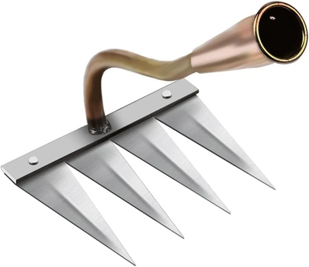 شن کش باغبانی فولادی LUCIY، شن کش علف های هرز، شن کش دستی باغبانی برای وجین، شن کش چنگکی، ابزار کشاورزی شل کننده خاک شن کش باغبانی فولادی LUCIY، شن کش علف های هرز، شن کش دستی باغبانی برای وجین، شن کش چنگکی، ابزار کشاورزی شل کننده خاک