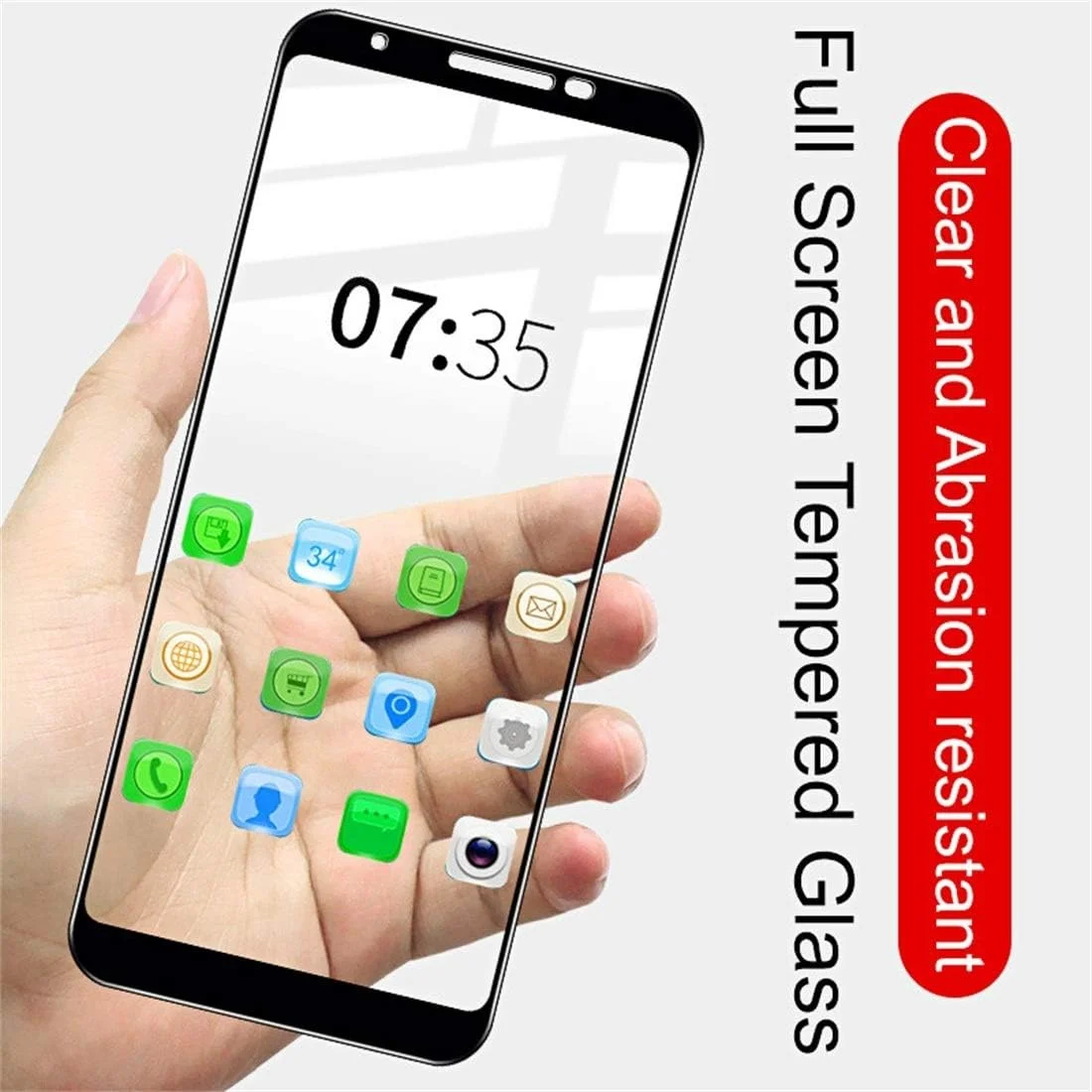 محافظ صفحه نمایش شیشه ای تمپرد فول اسکرین 9H کوبوبو نسخه Pro+ برای گوگل پیکسل 3a (مشکی)