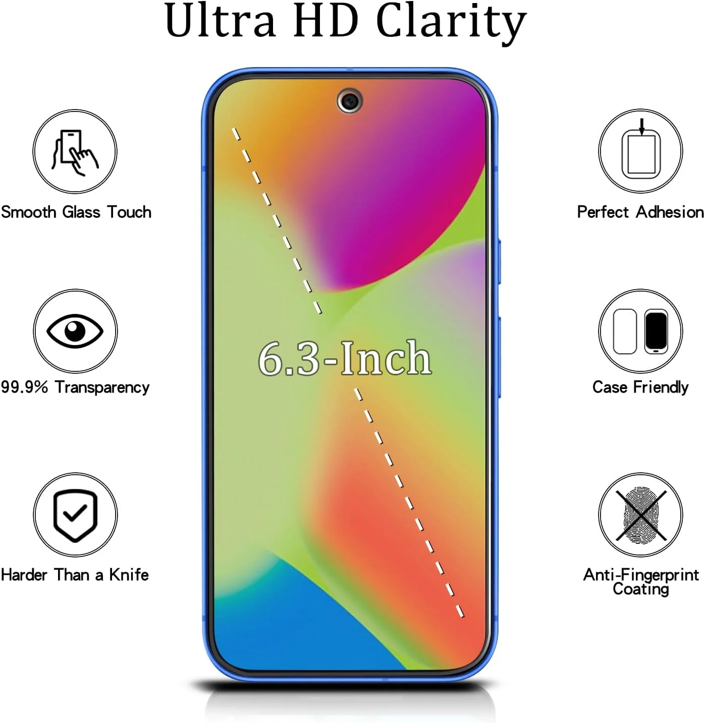 محافظ صفحه نمایش MAYtobe بسته 2 عددی برای گوگل پیکسل 10، شیشه حرارت دیده به همراه محافظ لنز دوربین بسته 2 عددی، سختی 9H، سازگار با قاب، بدون حباب، ضد خش، نصب آسان محافظ صفحه نمایش MAYtobe بسته 2 عددی برای گوگل پیکسل 10، شیشه حرارت دیده به همراه محافظ لنز دوربین بسته 2 عددی، سختی 9H، سازگار با قاب، بدون حباب، ضد خش، نصب آسان