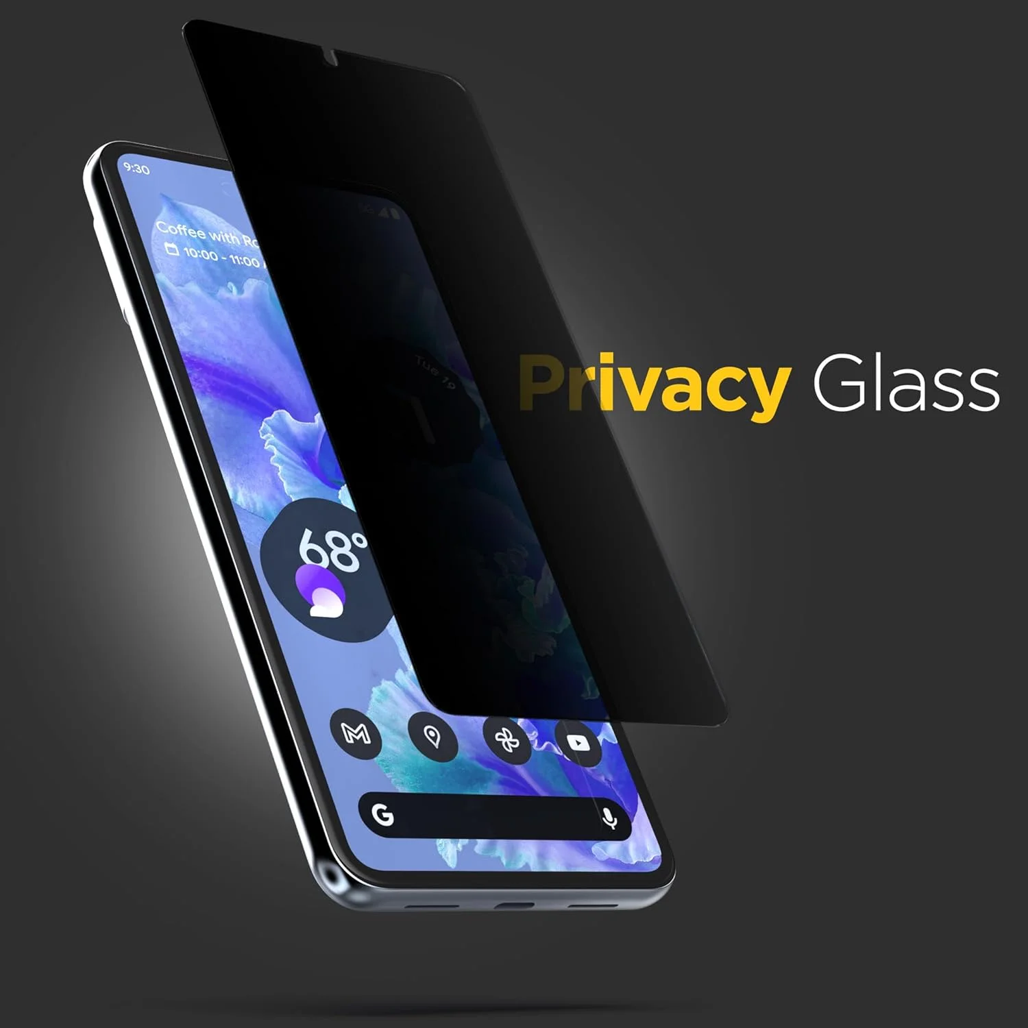 محافظ صفحه نمایش شیشه ای حرارت دیده Magglass برای Google Pixel 8 Pro - محافظ صفحه نمایش ضد جاسوسی با پوشش کامل و شیشه رنگی (سازگار با حسگر اثر انگشت نیست) محافظ صفحه نمایش شیشه ای حرارت دیده Magglass برای Google Pixel 8 Pro - محافظ صفحه نمایش ضد جاسوسی با پوشش کامل و شیشه رنگی (سازگار با حسگر اثر انگشت نیست)