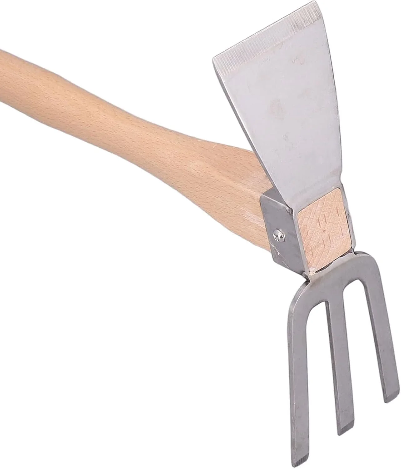 شن کش باغبانی Natudeco، ابزار باغبانی فولادی ضد زنگ، ابزار کشاورزی باغبانی با دسته چوبی راش و تیغه فلزی برای شل کردن خاک، وجین کردن و کندن شن کش باغبانی Natudeco، ابزار باغبانی فولادی ضد زنگ، ابزار کشاورزی باغبانی با دسته چوبی راش و تیغه فلزی برای شل کردن خاک، وجین کردن و کندن