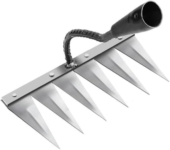 ابزار باغبانی Fawoonu، بیلچه فولادی پرکربن، چنگک وجین، ابزار شخم زنی و سست کردن خاک، ابزار ناخن چنگکی، ابزار کشاورزی