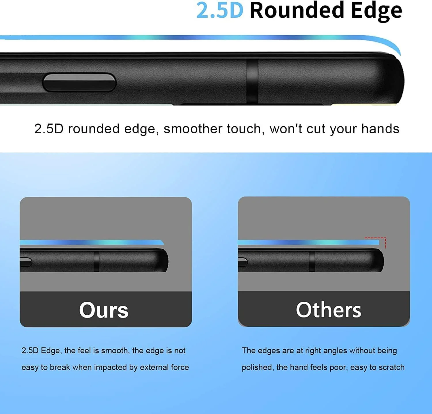 محافظ صفحه نمایش QINOUK برای Google Pixel 8 Pro، [بسته 3 عددی] محافظ صفحه نمایش شیشه ای حرارت دیده HD، محافظت تمام صفحه، [مقاوم در برابر خراش] [بدون حباب]