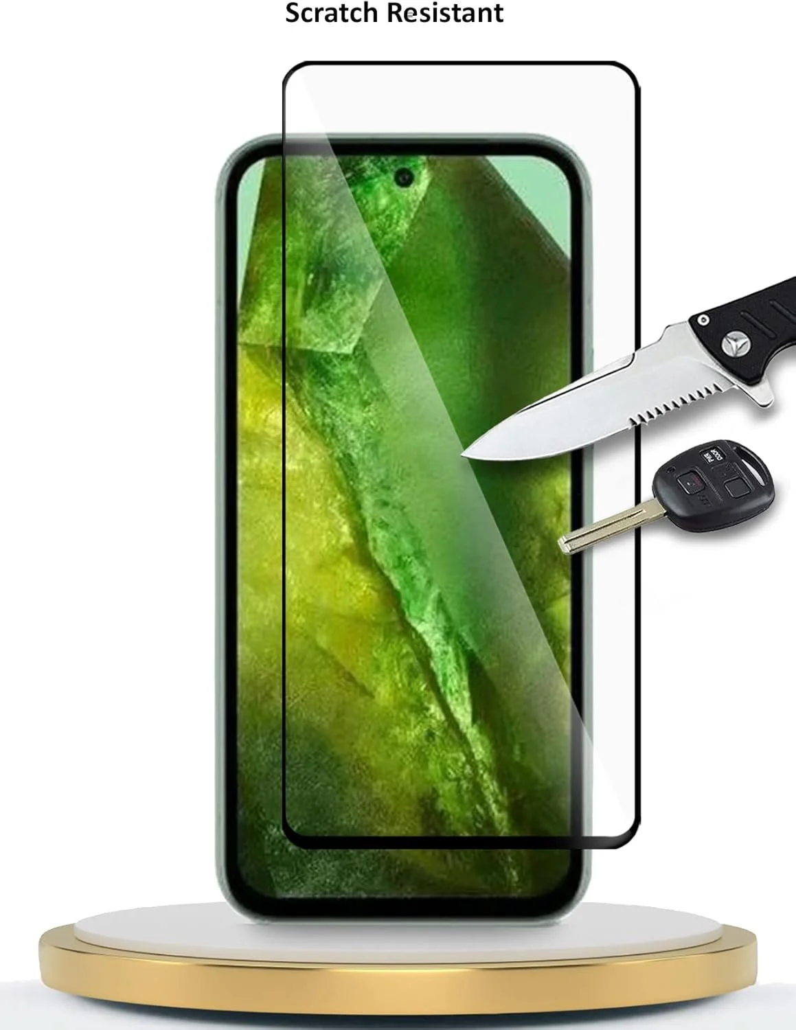 محافظ صفحه نمایش شیشه ای حرارت دیده فول چسب Wtech Premium E2E با پوشش کامل برای گوگل پیکسل 8a 5G 2024 - شفاف/مشکی محافظ صفحه نمایش شیشه ای حرارت دیده فول چسب Wtech Premium E2E با پوشش کامل برای گوگل پیکسل 8a 5G 2024 - شفاف/مشکی