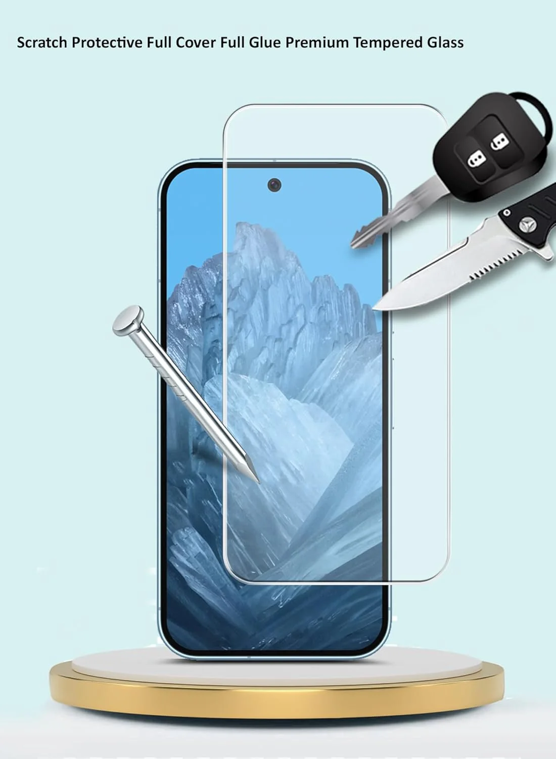 محافظ صفحه نمایش شیشه ای برای گوگل پیکسل 9 پرو 5G مدل 2024 (سری GMAX Premium لبه های خمیده 9H 2.5D - شفاف) محافظ صفحه نمایش شیشه ای برای گوگل پیکسل 9 پرو 5G مدل 2024 (سری GMAX Premium لبه های خمیده 9H 2.5D - شفاف)