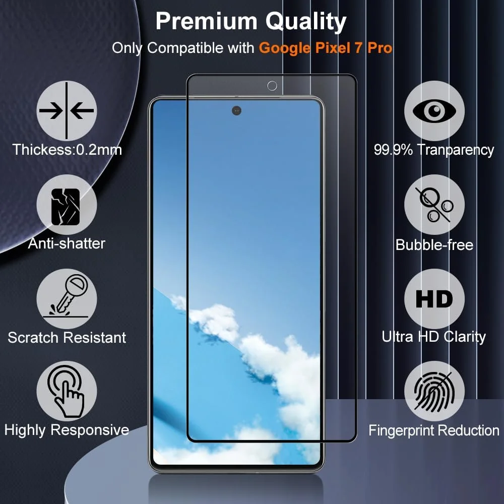 محافظ صفحه نمایش شیشه ای حرارت دیده IQShield برای گوگل پیکسل 7 پرو، 2 عدد محافظ صفحه نمایش برای پیکسل 7 پرو، شیشه محافظ 9H، ضد خش، لمس حساس، محافظ صفحه نمایش ضد حباب محافظ صفحه نمایش شیشه ای حرارت دیده IQShield برای گوگل پیکسل 7 پرو، 2 عدد محافظ صفحه نمایش برای پیکسل 7 پرو، شیشه محافظ 9H، ضد خش، لمس حساس، محافظ صفحه نمایش ضد حباب