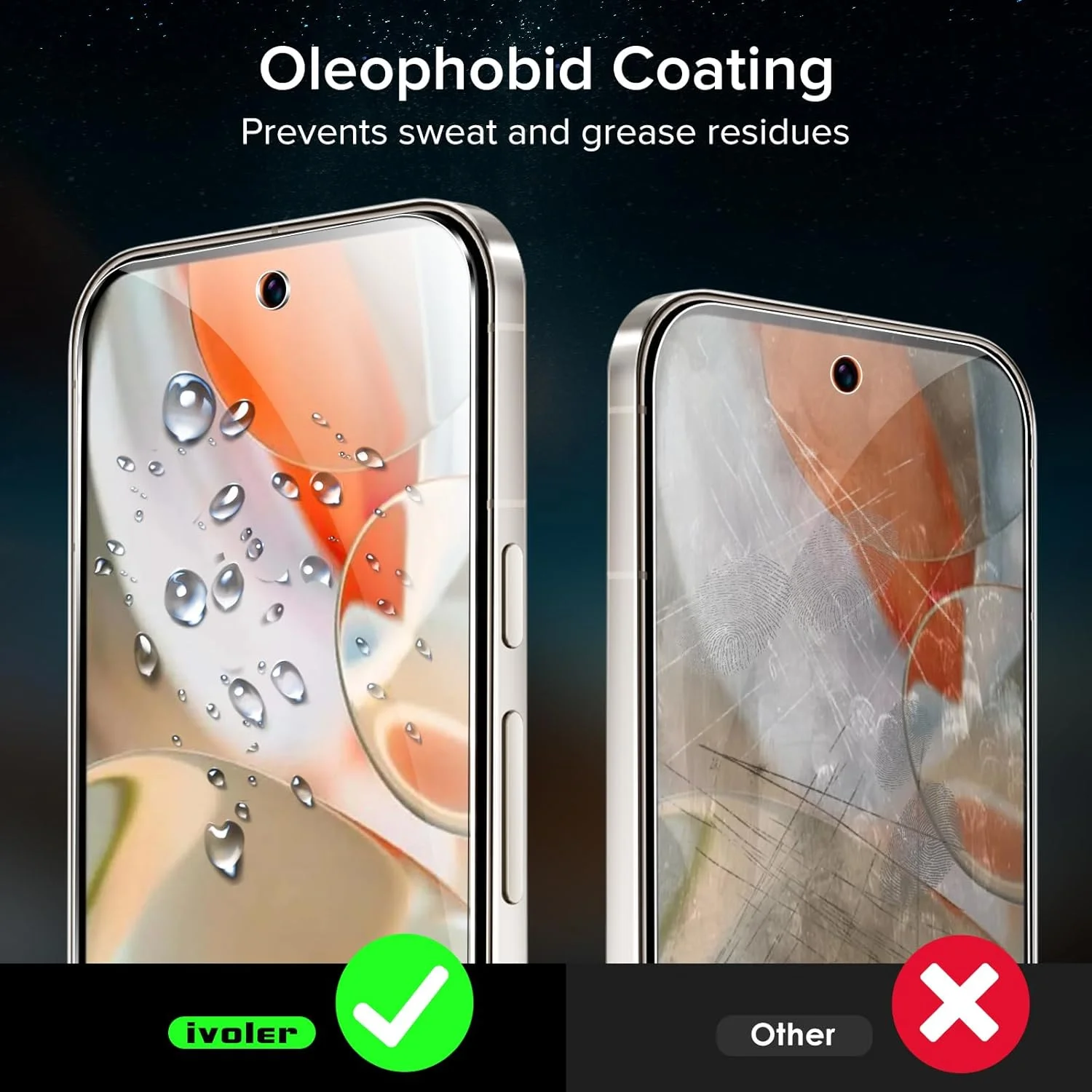 محافظ صفحه نمایش شیشه ای حرارت دیده iVoler بسته 3 عددی مناسب برای Google Pixel 9 Pro XL 2024 (6.8 اینچ) [سازگار با باز کردن قفل اثر انگشت] به همراه قاب نصب آسان، سختی 9H و بدون ایجاد حباب برای Pixel 9 Pro XL