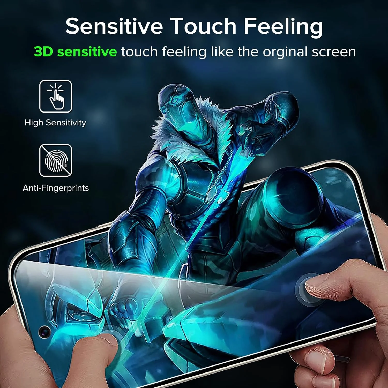 محافظ صفحه نمایش شیشه ای حرارت دیده iVoler بسته 3 عددی مناسب برای Google Pixel 9 Pro XL 2024 (6.8 اینچ) [سازگار با باز کردن قفل اثر انگشت] به همراه قاب نصب آسان، سختی 9H و بدون ایجاد حباب برای Pixel 9 Pro XL