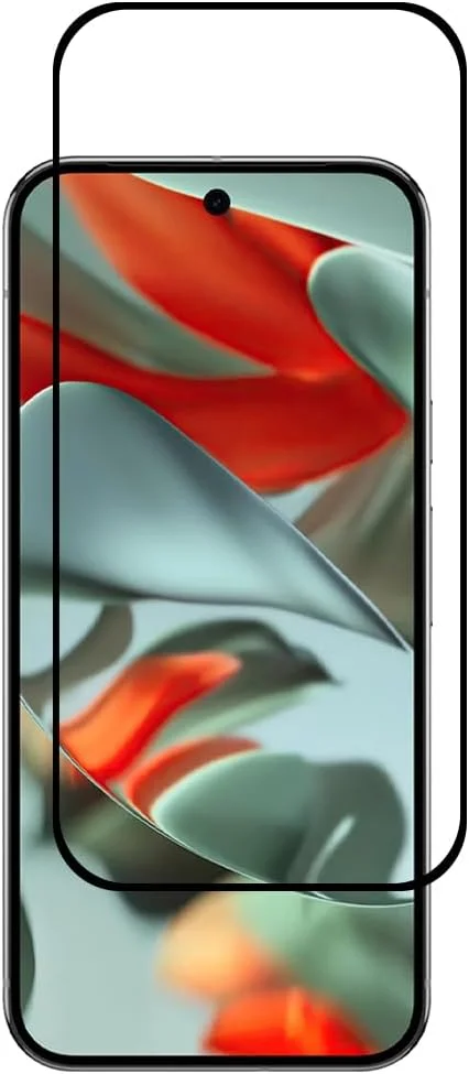 محافظ صفحه نمایش آل-هوتروشی سازگار با گوگل پیکسل 9 پرو ایکس ال، شیشه حرارت دیده [ضد تابش نور] [پوشش کامل HD] [نصب آسان] [حساس به لمس]