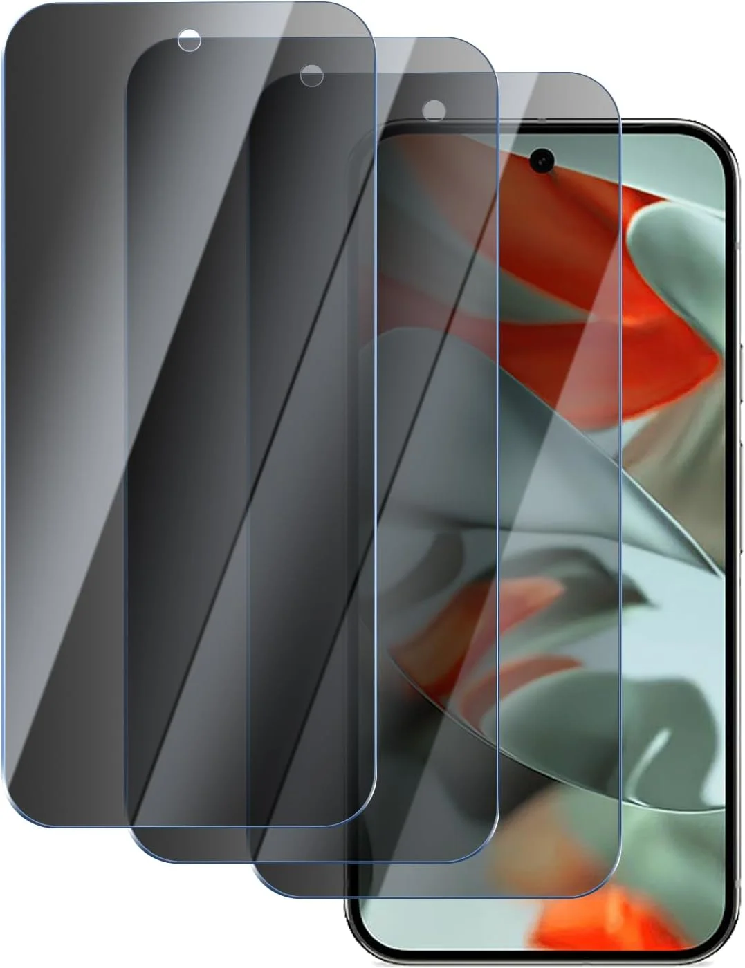 محافظ صفحه نمایش حریم خصوصی YUXINDZ بسته 3 عددی برای Google Pixel 9 Pro XL، فیلم شیشه ای حرارت دیده ضد خش، سختی 9H