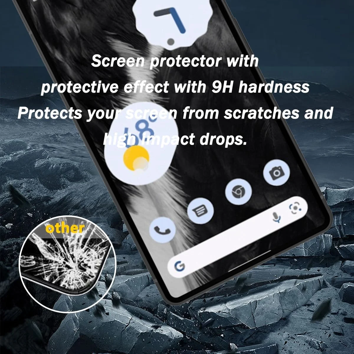 محافظ صفحه نمایش شیشه ای حرارت دیده Zerrshoo برای گوگل پیکسل 7، محافظ صفحه نمایش گوگل پیکسل 7 (3 عدد) و محافظ لنز شیشه ای حرارت دیده گوگل پیکسل 7 (2 عدد). سختی 9H، فیلم شیشه ای HD برای گوگل پیکسل 7 محافظ صفحه نمایش شیشه ای حرارت دیده Zerrshoo برای گوگل پیکسل 7، محافظ صفحه نمایش گوگل پیکسل 7 (3 عدد) و محافظ لنز شیشه ای حرارت دیده گوگل پیکسل 7 (2 عدد). سختی 9H، فیلم شیشه ای HD برای گوگل پیکسل 7