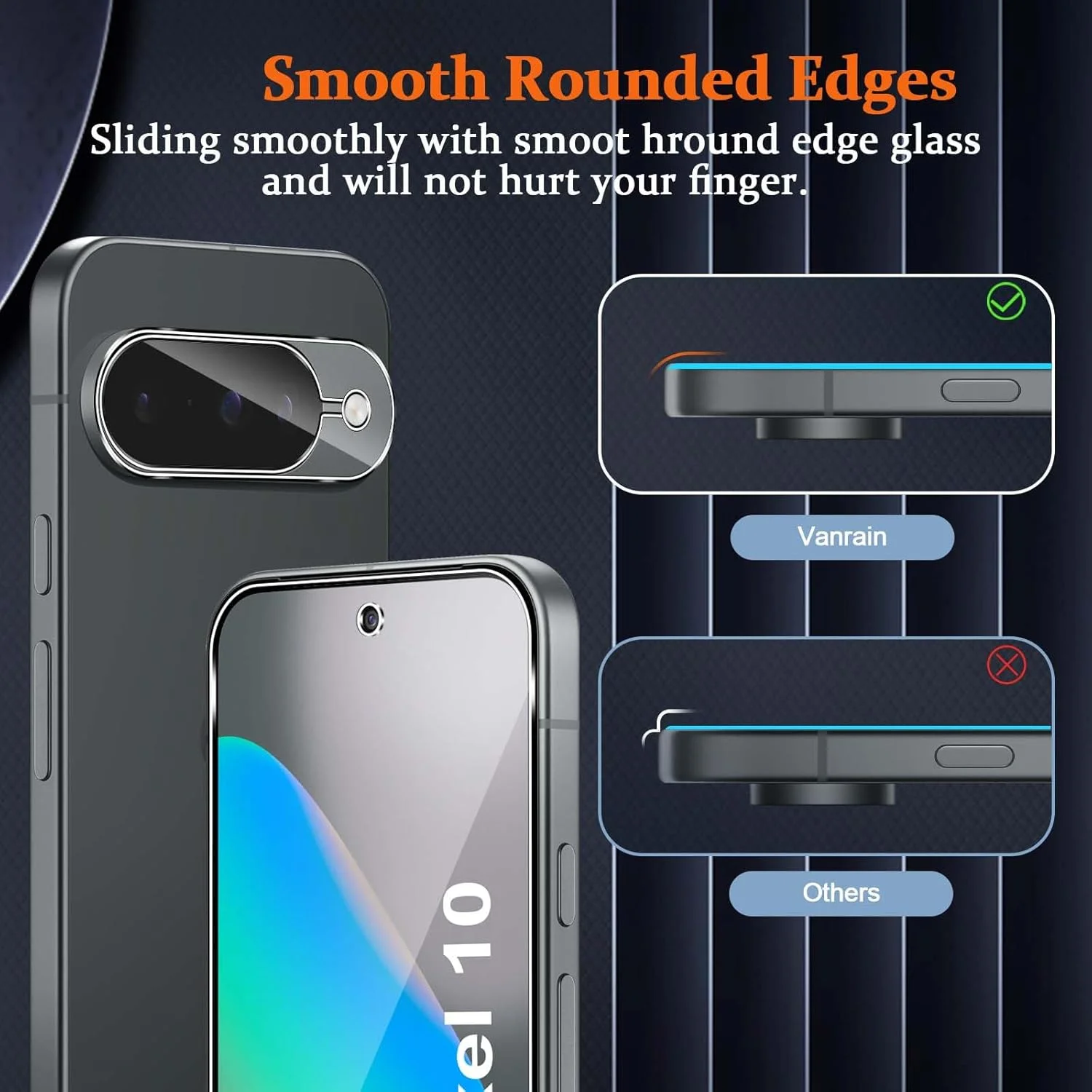 محافظ صفحه نمایش شیشه ای حرارت دیده Vanrain برای Google Pixel 10، 2+2 تکه فیلم محافظ صفحه نمایش و محافظ دوربین عقب به همراه ابزار نصب، سختی 9H و وضوح بالا بدون حباب محافظ صفحه نمایش شیشه ای حرارت دیده Vanrain برای Google Pixel 10، 2+2 تکه فیلم محافظ صفحه نمایش و محافظ دوربین عقب به همراه ابزار نصب، سختی 9H و وضوح بالا بدون حباب