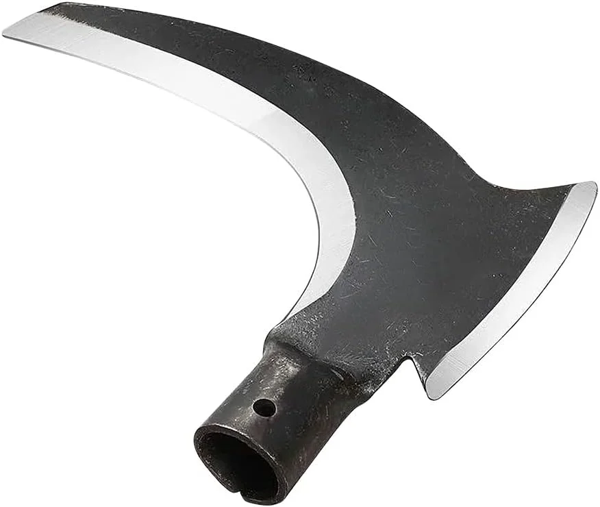 داس دو لبه فولادی منگنز بالا MATYASIGO برای خرد کردن، هیزم شکنی، بریدن درختان، چمن زنی، علف هرز کنی، ابزار باغبانی کشاورزی