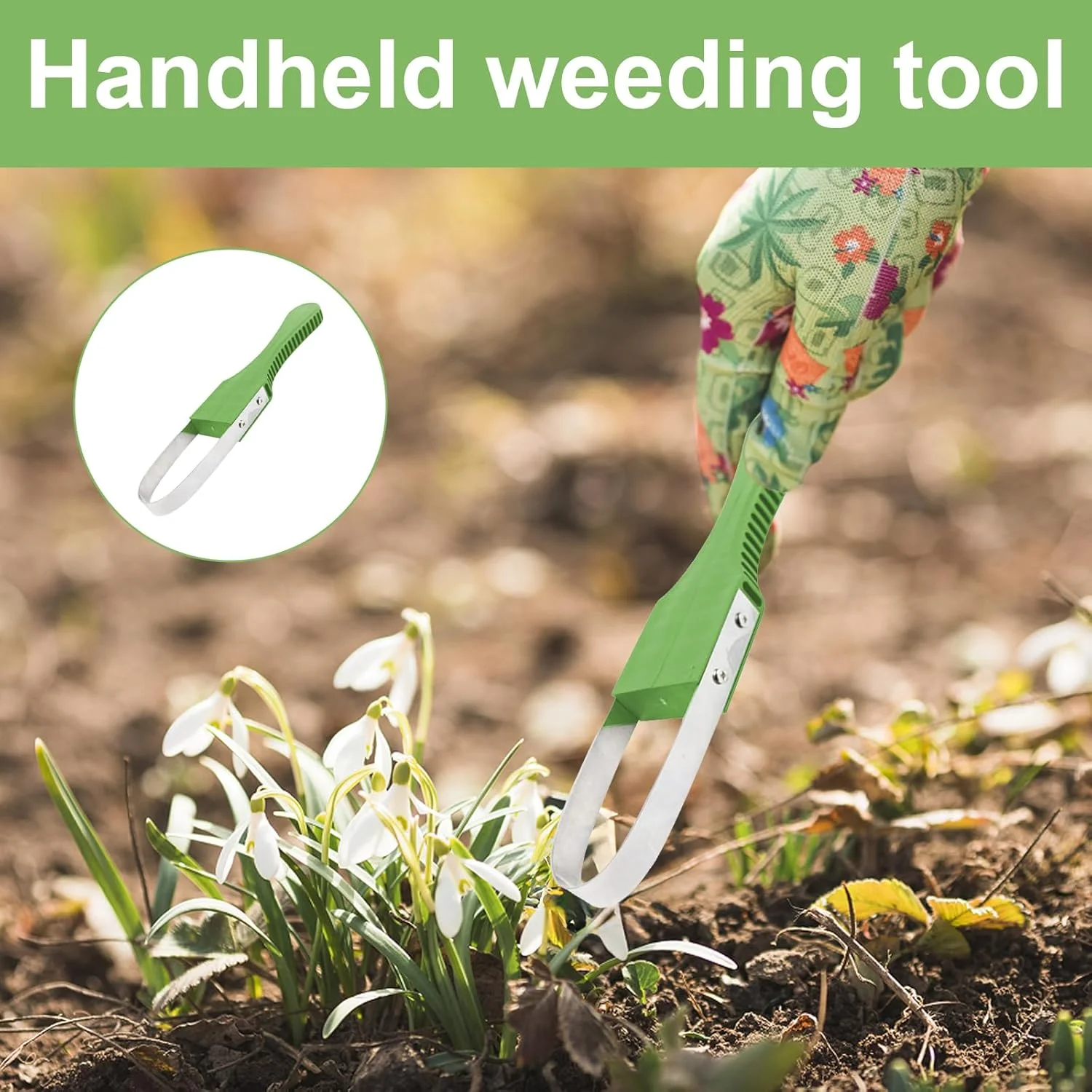 علف زن دستی Weed Fist Weed Sling، ابزار باغبانی علف زن دستی قابل حمل برای شل کردن خاک گیاهان، علف هرز کن استیل ضد زنگ، کنترل علف های هرز برای حیاط، زمین کشاورزی، تجهیزات کاشت و پرورش علف زن دستی Weed Fist Weed Sling، ابزار باغبانی علف زن دستی قابل حمل برای شل کردن خاک گیاهان، علف هرز کن استیل ضد زنگ، کنترل علف های هرز برای حیاط، زمین کشاورزی، تجهیزات کاشت و پرورش