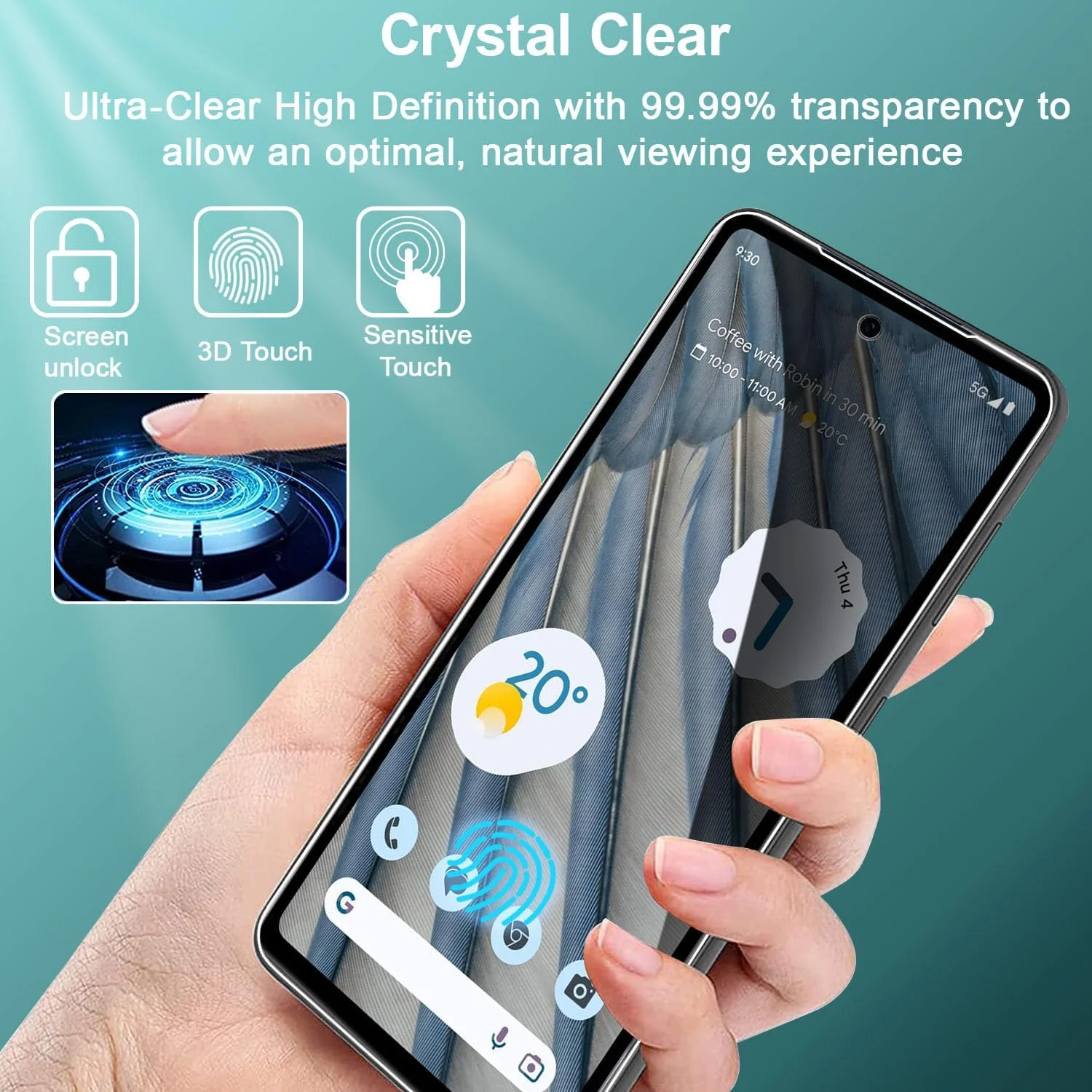 محافظ صفحه نمایش UEEBAI برای گوگل پیکسل 7a، محافظ صفحه حریم خصوصی ضد جاسوسی، نصب آسان و بدون حباب، پوشش کامل فیلم شیشه ای حرارت دیده، 2 عدد محافظ صفحه نمایش UEEBAI برای گوگل پیکسل 7a، محافظ صفحه حریم خصوصی ضد جاسوسی، نصب آسان و بدون حباب، پوشش کامل فیلم شیشه ای حرارت دیده، 2 عدد