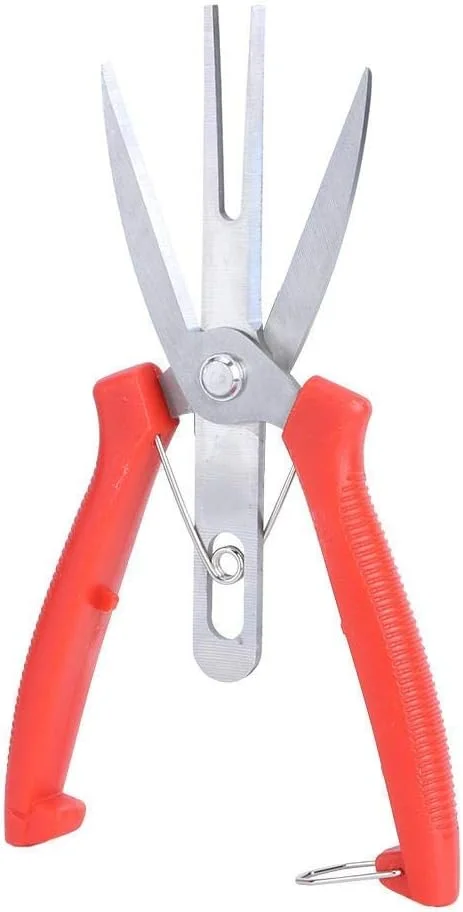 قیچی باغبانی دو دهانه استیل اومفار، مناسب برای هرس درختان سیب و گلابی، ابزار هرس باغبانی، قیچی های برش، مناسب برای تنک کردن گل و میوه در کشاورزی