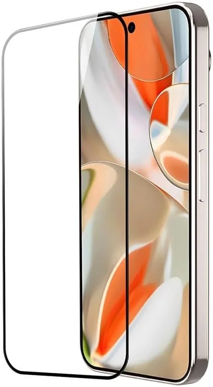 محافظ صفحه نمایش 5D BURAQ برای Google Pixel 9 Pro XL، پوشش کامل، شیشه حرارت دیده 9H Ultra HD، نصب آسان محافظ صفحه نمایش برای Google Pixel 9 Pro XL