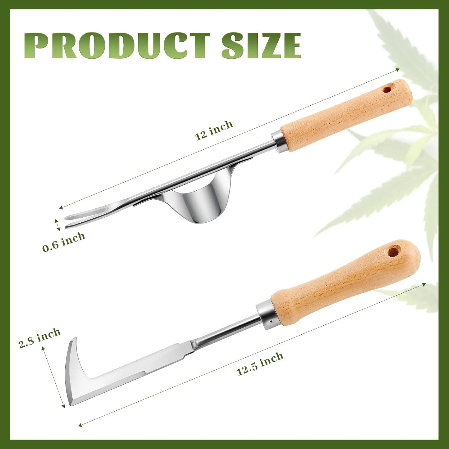 مجموعه ابزار علفکش TERRIFI، 2 عددی، ابزار حذف علفهای هرز دستی از جنس استیل ضد زنگ، ابزار وجین شکاف و درز، ابزار باغبانی دستی با دسته چوبی برای پیادهرو و پاسیو مجموعه ابزار علفکش TERRIFI، 2 عددی، ابزار حذف علفهای هرز دستی از جنس استیل ضد زنگ، ابزار وجین شکاف و درز، ابزار باغبانی دستی با دسته چوبی برای پیادهرو و پاسیو