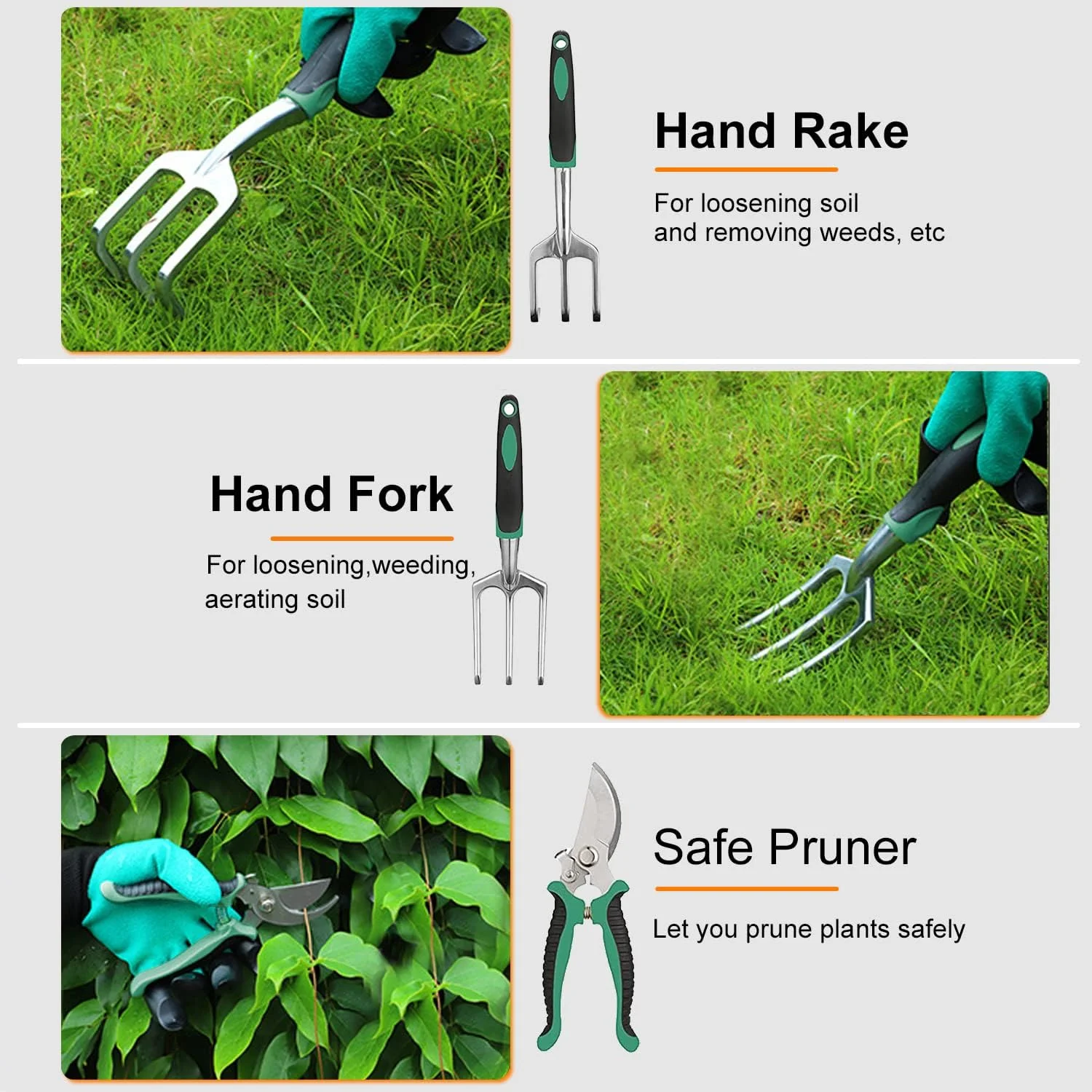 مجموعه ابزار باغبانی 11 تکه، مجموعه ابزار دستی باغبانی سنگین با دستکش، پیش بند، آبپاش، کیف حمل بادوام و ضد لغزش، هدیه لوازم باغبانی ارگونومیک برای باغبان مبتدی مجموعه ابزار باغبانی 11 تکه، مجموعه ابزار دستی باغبانی سنگین با دستکش، پیش بند، آبپاش، کیف حمل بادوام و ضد لغزش، هدیه لوازم باغبانی ارگونومیک برای باغبان مبتدی
