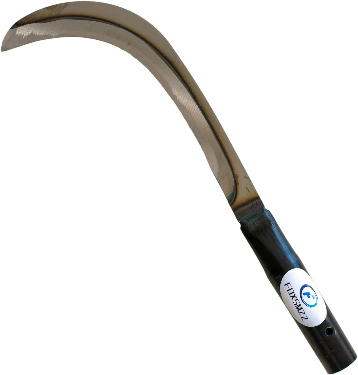 داس علف زن فولادی منگنز عمومی FOXSMZZ، داس فلزی، ابزار برش بادوام، ابزار کشاورزی خانگی