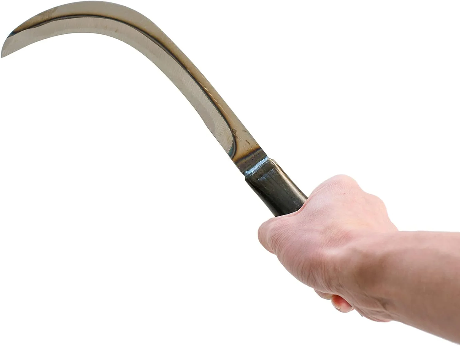 داس علف زن فولادی منگنز عمومی FOXSMZZ، داس فلزی، ابزار برش بادوام، ابزار کشاورزی خانگی داس علف زن فولادی منگنز عمومی FOXSMZZ، داس فلزی، ابزار برش بادوام، ابزار کشاورزی خانگی