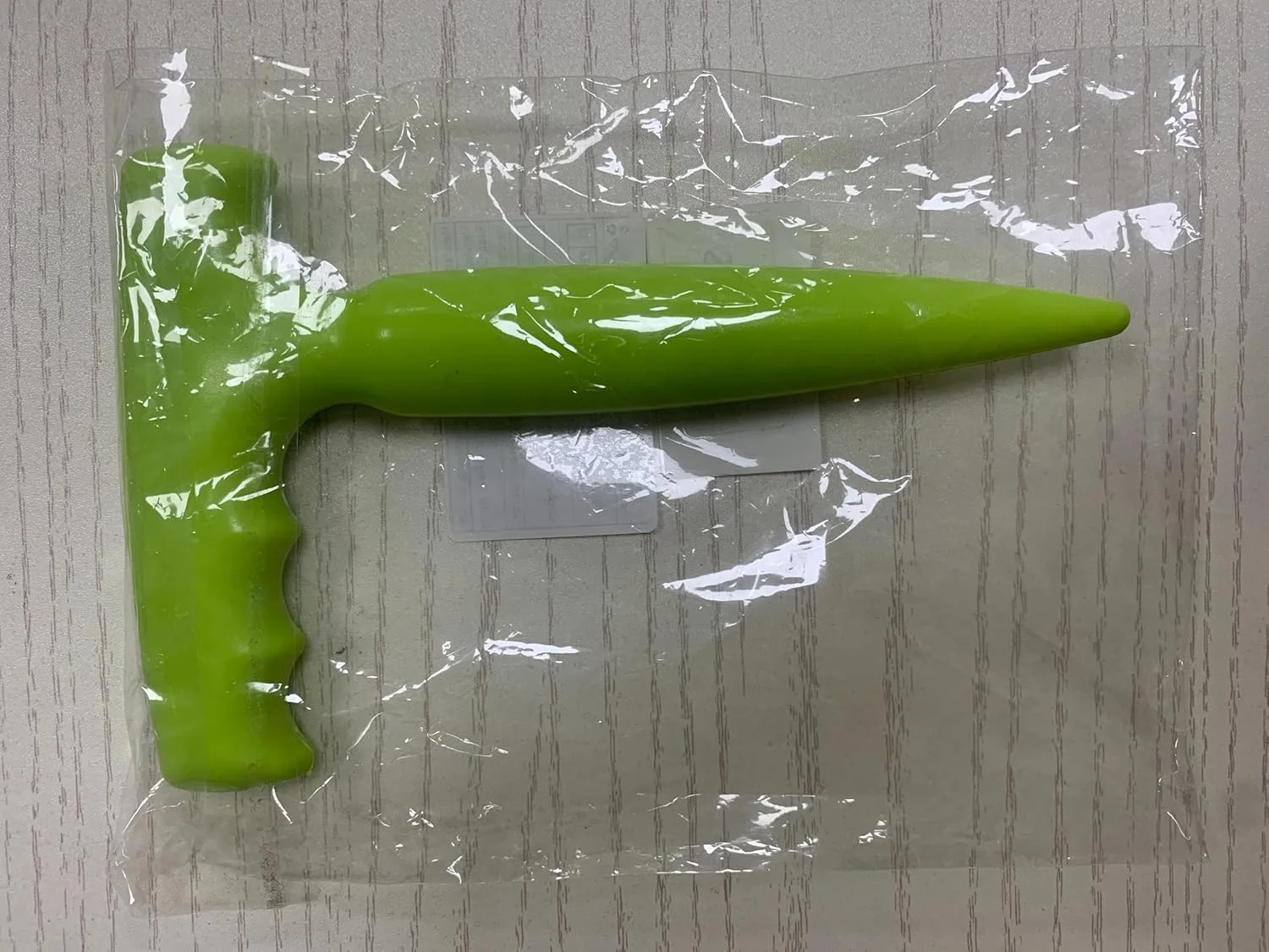 ابزار کاشت نشا میلی فاکس، ابزار بذر نشا با مقیاس اندازه گیری برای کاشت، پخش کننده پلاستیکی برای کاشت سبزیجات و گل (سبز فلورسنت)