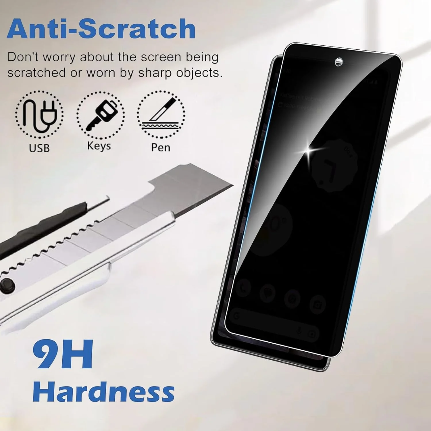 محافظ صفحه نمایش حریم خصوصی Lyphpe (بسته 2 عددی) برای گوگل پیکسل 7A شیشه حرارت دیده 9H فیلم ضد جاسوسی سازگار با قاب گوگل پیکسل 7A نصب آسان محافظ صفحه نمایش حریم خصوصی Lyphpe (بسته 2 عددی) برای گوگل پیکسل 7A شیشه حرارت دیده 9H فیلم ضد جاسوسی سازگار با قاب گوگل پیکسل 7A نصب آسان