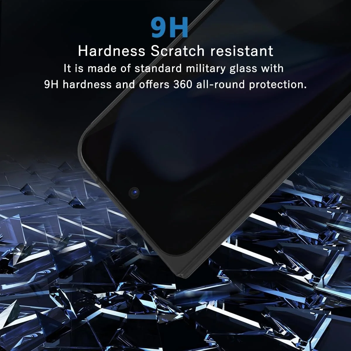 محافظ صفحه نمایش حریم خصوصی شیشه ای برای گوگل پیکسل 9 پرو فولد، فیلم حریم خصوصی ضد جاسوسی با محافظت از دوربین، شیشه ای [بسته 1 + 2]، فیلم حریم خصوصی ضد جاسوسی برای گوگل پیکسل 9 پرو فولد