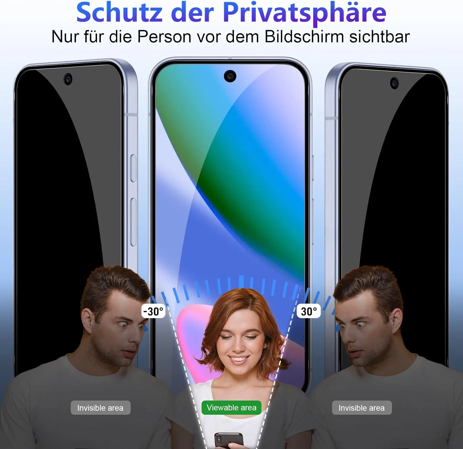 محافظ صفحه نمایش حریم خصوصی Yenwen برای گوگل پیکسل 10، 2 عدد شیشه حرارت دیده ضد جاسوسی + 2 عدد محافظ دوربین، سختی 9H ضد خش و بدون حباب