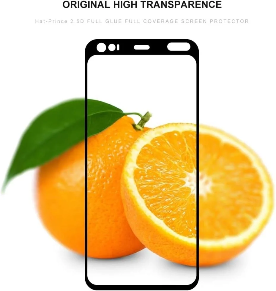 محافظ صفحه نمایش گوشی هوشمند CHENCHUAN برای گوگل پیکسل 4، 2 عدد، Hat-prince، چسب کامل، 0.26 میلی متر، 9H، شیشه حرارت دیده 2.5D، فیلم پوشش کامل، فیلم شیشه حرارت دیده