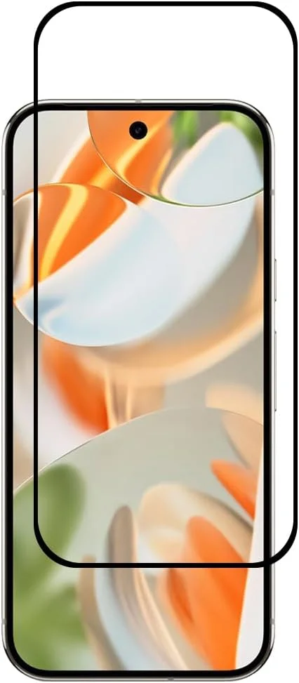 محافظ صفحه نمایش Al-HuTrusHi سازگار با Google Pixel 9 / Google Pixel 9 Pro شیشه حرارت دیده [ضد تابش نور] [پوشش کامل HD] [نصب آسان] [حساس به لمس]