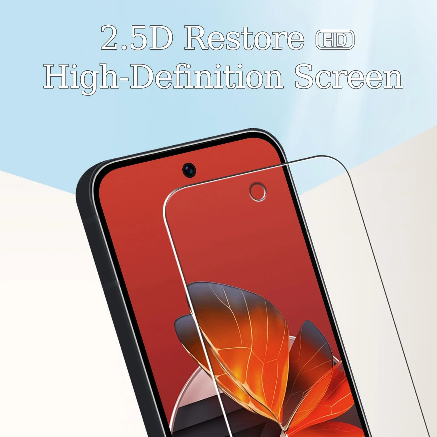 Kesuwe [3 Pack] Screen Protector for Google Pixel 9 Pro Tempered Glass, Anti Scratch, 9H Hardness, Ultra Resistant, Bubble Free, Case Friendly, Easy Installation