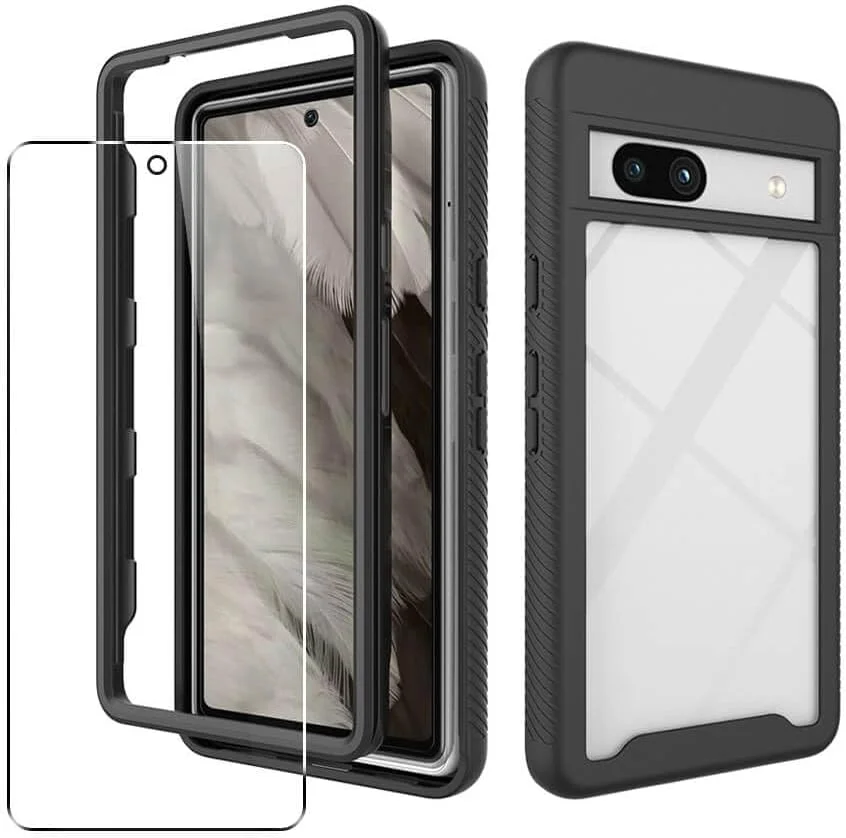 کاور محافظ گوشی گوگل پیکسل 7a به همراه محافظ صفحه نمایش شیشه ای حرارت دیده کاور محافظ گوشی گوگل پیکسل 7a به همراه محافظ صفحه نمایش شیشه ای حرارت دیده