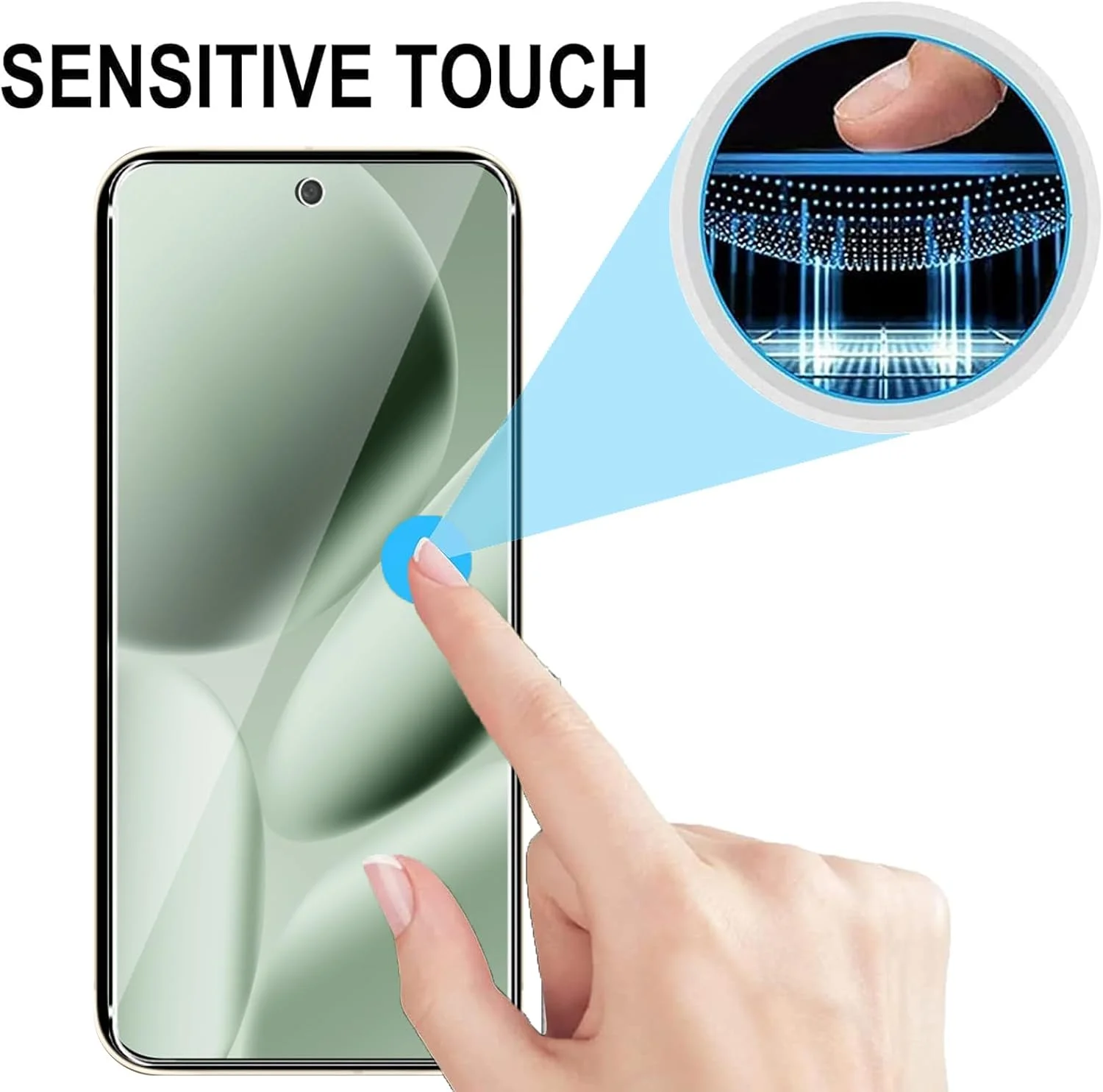 محافظ صفحه نمایش KZIOACSH برای گوگل پیکسل 10 پرو XL، بسته 2+2+1، سختی 9H، شفاف HD، بدون حباب، ضد خش، فیلم محافظ شیشه ای حرارت دیده با محافظ لنز دوربین و ابزار قاب تراز