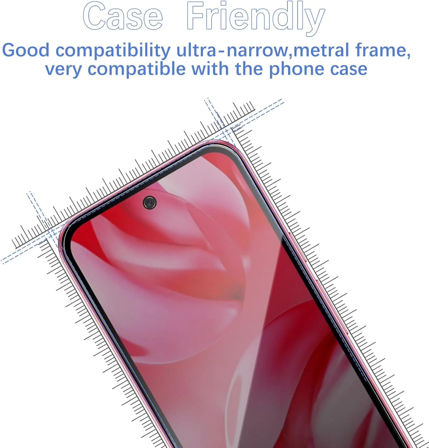 [بسته 2 عددی] محافظ صفحه نمایش حریم خصوصی برای گوگل پیکسل 9a، شیشه محافظ ضد جاسوسی، فیلم حریم خصوصی، [ضد جاسوسی] [سختی 9H] [بدون حباب] [مقاوم در برابر خراش]