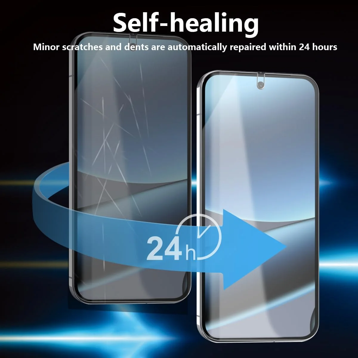 محافظ صفحه نمایش ژلاسو 4 عددی برای گوگل پیکسل 10 پرو ایکس ال، محافظ فیلم TPU انعطاف پذیر، فیلم شفاف نرم HD (غیر شیشه ای)