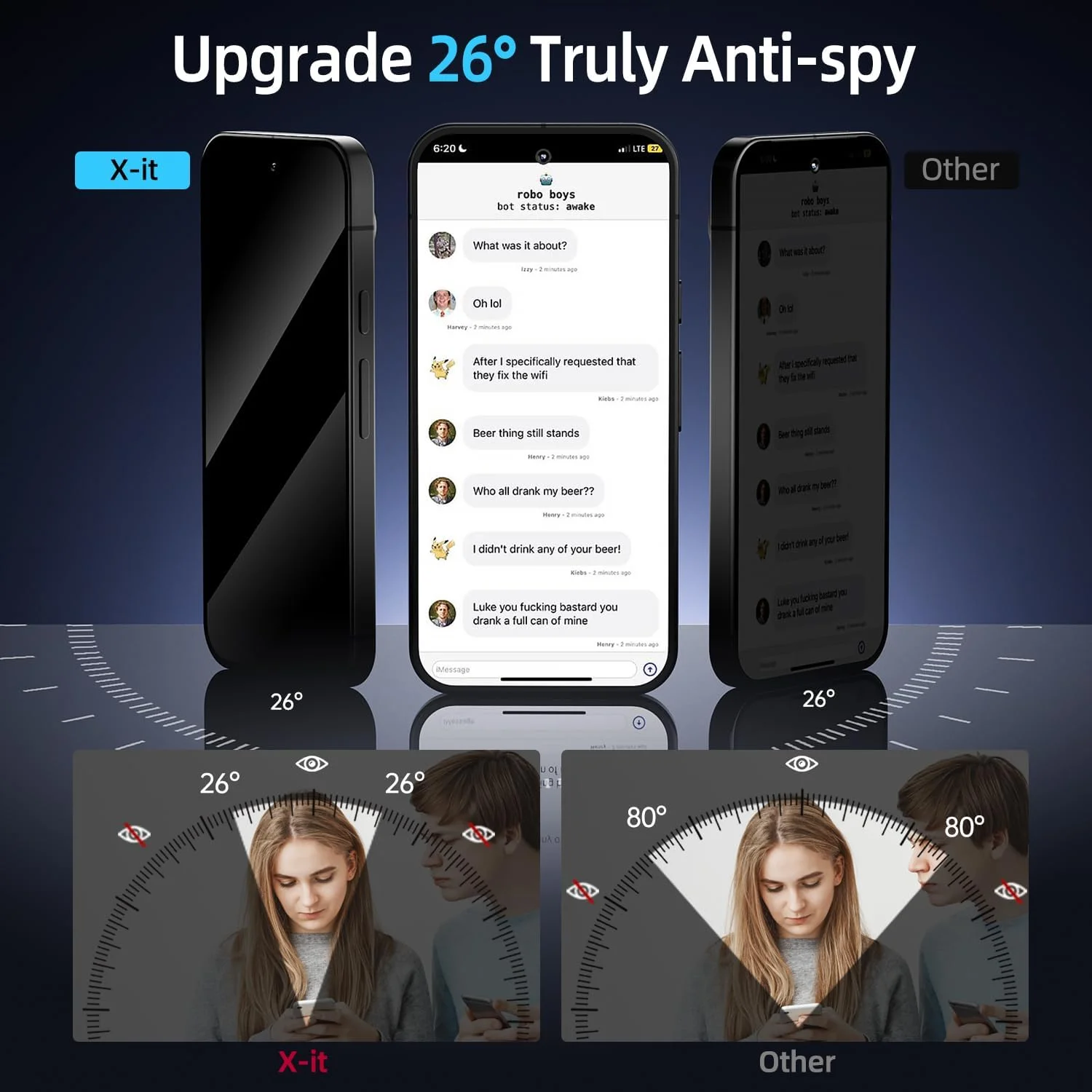 محافظ صفحه نمایش حریم خصوصی X-it برای Google Pixel 9 Pro XL [تراز خودکار/حذف گرد و غبار]، بدون حباب، [باز کردن قفل اثر انگشت 100٪] نصب آسان پوشش کامل [سازگار با قاب گوشی] ضد جاسوسی [غیر شیشه ای] 2