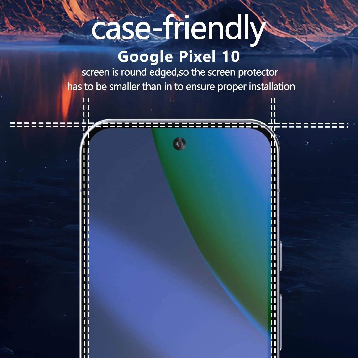 Teenrpov [بسته 2 عددی + 2 محافظ صفحه نمایش حریم خصوصی برای Google Pixel 10 از جنس شیشه حرارت دیده، فیلم حریم خصوصی و محافظت از دوربین، سختی 9H، حریم خصوصی، شیشه محافظ ضد جاسوسی، ضد جاسوسی، ضد خش