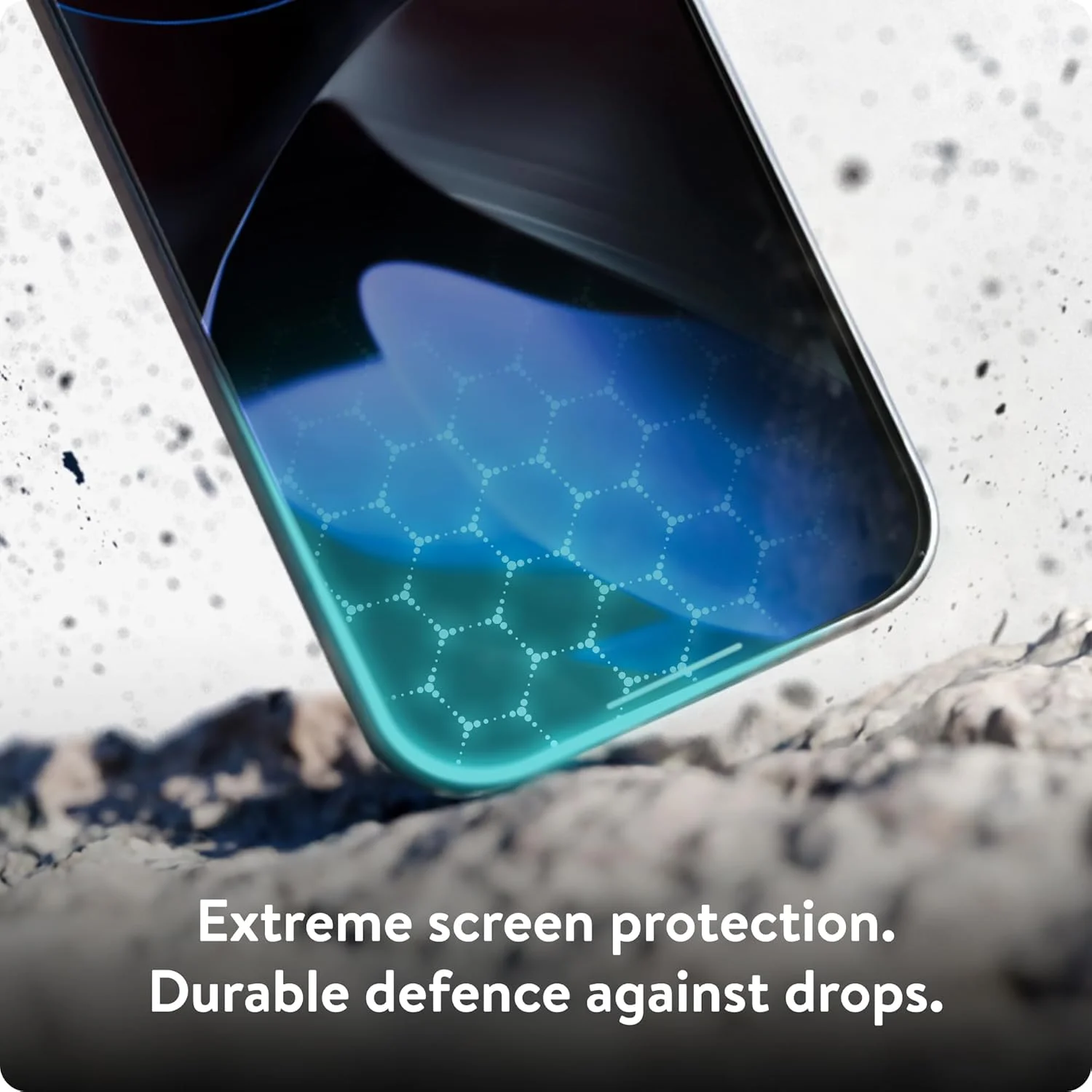 محافظ صفحه نمایش شیشه ای حرارت دیده Mous برای Google Pixel 9 Pro XL، سختی 9H، شیشه ای حرارت دیده، بسته 2 عددی، مقاوم در برابر آب و روغن