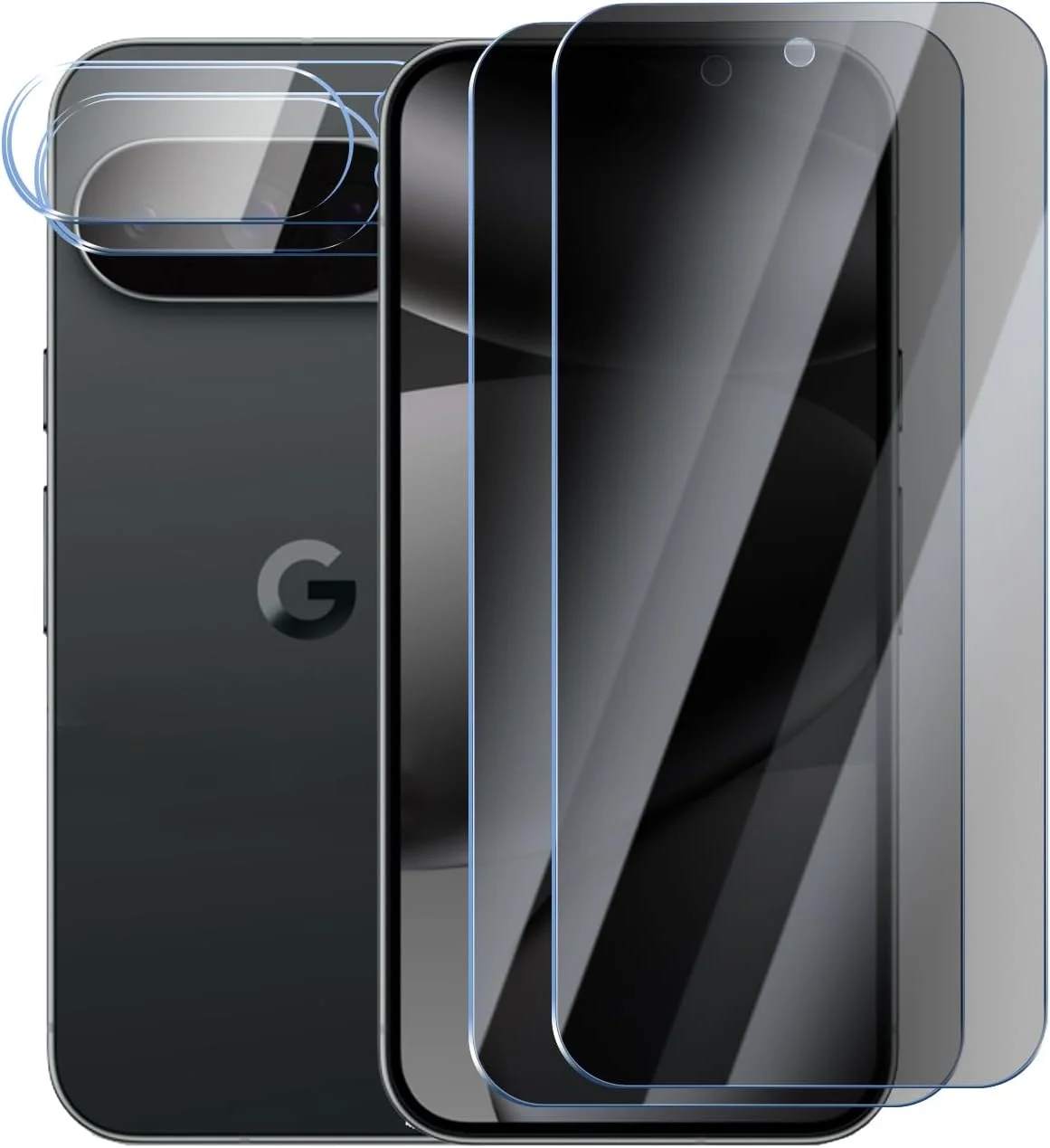 محافظ صفحه نمایش حریم خصوصی YUXINDZ (2 عدد) برای Google Pixel 10 Pro به همراه محافظ لنز دوربین پشتی (2 عدد)، ضد خش، بدون حباب، شیشه با سختی 9H محافظ صفحه نمایش حریم خصوصی YUXINDZ (2 عدد) برای Google Pixel 10 Pro به همراه محافظ لنز دوربین پشتی (2 عدد)، ضد خش، بدون حباب، شیشه با سختی 9H