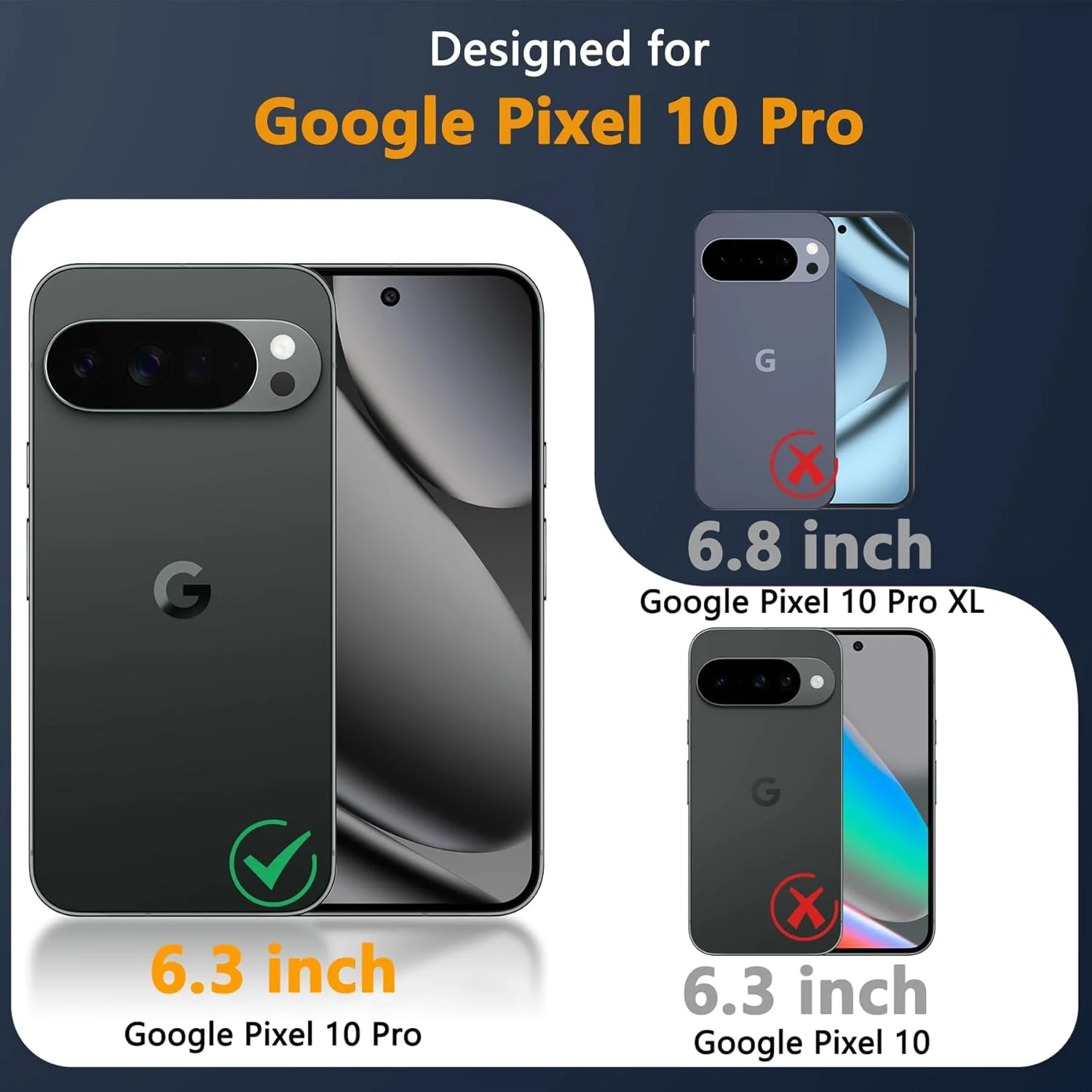 محافظ صفحه نمایش LYWHL برای گوگل پیکسل 10 پرو، بسته 3 عددی فیلم شیشه ای حرارت دیده با سختی 9H + بسته 2 عددی محافظ لنز دوربین، پشتیبانی از باز کردن قفل اثر انگشت، ضد خش شفاف HD نصب آسان پوشش کامل