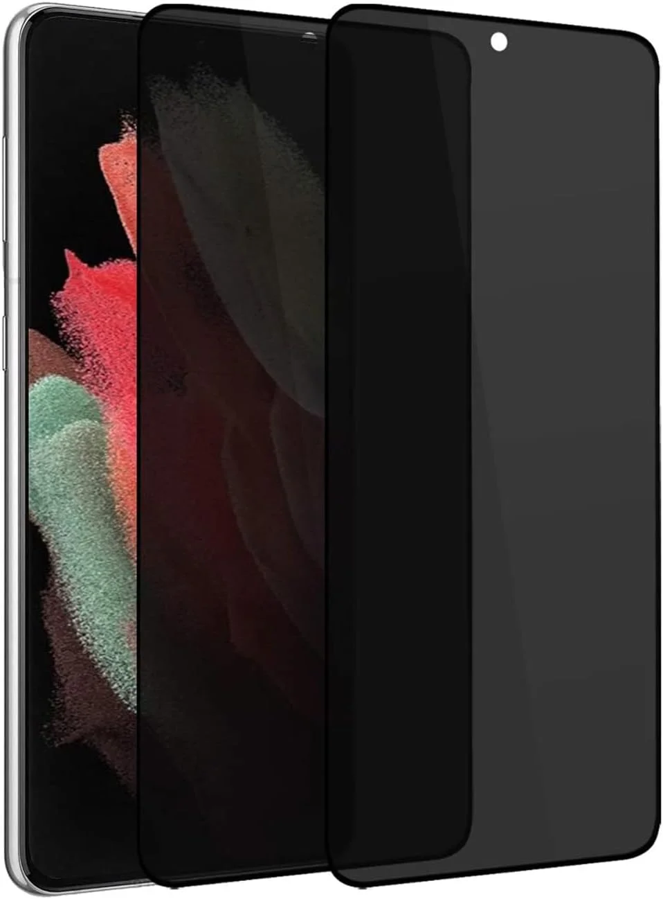 محافظ صفحه نمایش حریم خصوصی QLTYPRI [بسته 2 عددی] برای گوگل پیکسل 8، فیلم شیشه ای حرارت دیده ضد جاسوسی، ضد خش، بدون حباب، HD شفاف، نصب آسان
