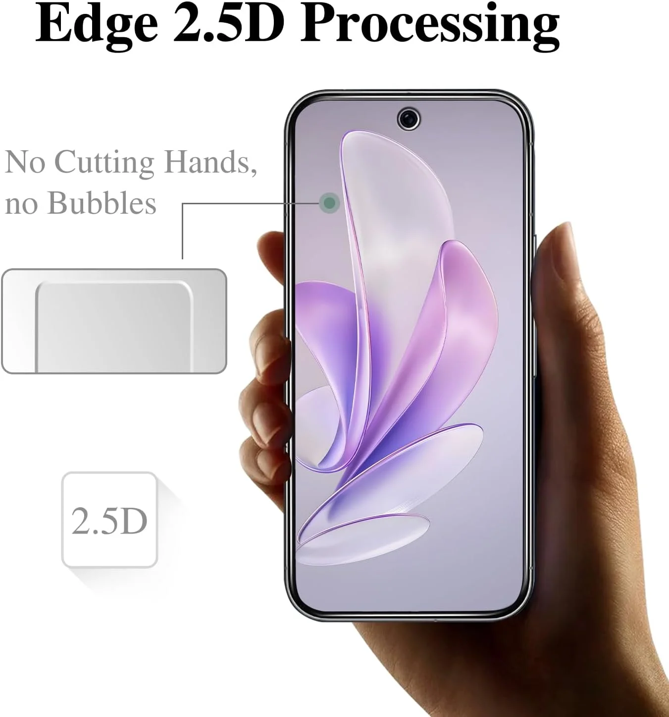 محافظ صفحه نمایش حریم خصوصی پوکولان 3+3 عددی برای گوگل پیکسل 9 به همراه محافظ لنز دوربین، شیشه حرارت دیده ضد جاسوسی، سختی 9H، ضد خش، بدون حباب، نصب آسان