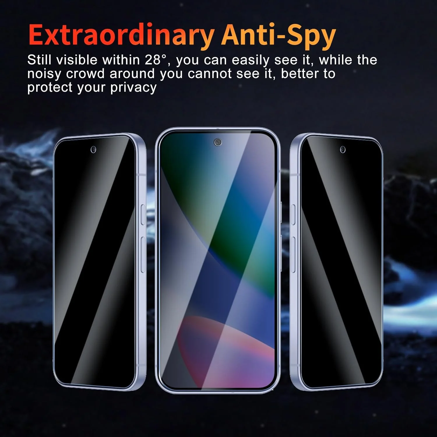 محافظ صفحه نمایش حریم خصوصی YUXINDZ بسته 2 عددی برای گوگل پیکسل 10 به همراه محافظ لنز دوربین بسته 2 عددی، فیلم شیشه ای حرارت دیده ضد خش، سختی 9H